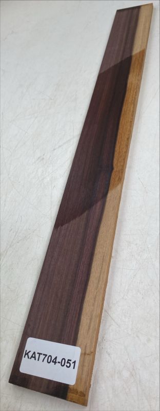 Fretboard Mexican Rosewood / Katalox 720x75x10mm Unique Piece #051